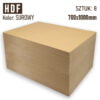 HDF 3mm Pakiet 8 formatek 1000×700 Surowy