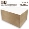 HDF 3mm Pakiet 8 formatek 1000x700 Biały 2str