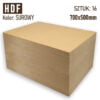 HDF 3mm Pakiet 16 formatek 700×500 Surowy