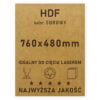 HDF 3mm formatka 760×480 Surowy