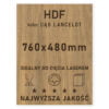 HDF 3mm formatka 760×480 Dąb Lancelot