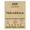HDF 3mm formatka 760×480 Klon
