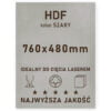 HDF 3mm formatka 760×480 Szary