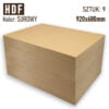 HDF 3mm Pakiet 9 formatek 920×600 Surowy