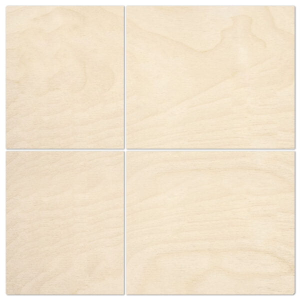 Arkusz 1525x1525mm sklejki 4 mm. Rozkrój do 4 części