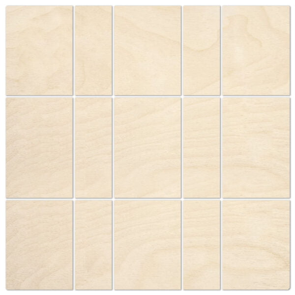 Arkusz 1525x1525mm sklejki 3 mm Rozkrój do 15 części
