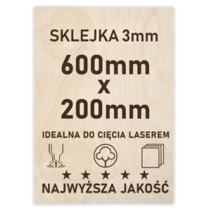 sklejka do lasera 600x200, sklejka suchotrwała 600x200,